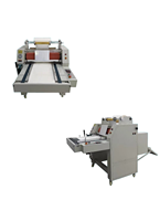 Machine de laminage thermique semi-automatique hydraulique à double face haute rigidité CYFM-720 avec rouleaux de pressage en acier inoxydable 720
