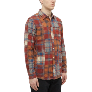Camisa de Franela a Cuadros de Manga Larga para Hombre, Diseño Vintage, 100% Algodón, Marca XUFEI, Logotipo Personalizado, Fabricante OEM de Alta Calidad - Product Image 2