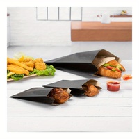 Sac d'emballage alimentaire en papier sulfurisé imprimé sur mesure pour sandwichs, hamburgers, poulet frit, restauration rapide, à emporter, restaurant