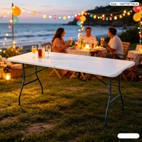 Table Moderne Pliante pour Extérieur, Salon, Café, Camping, Enfants, Étude, Ordinateur Portable, Bureau, Repas