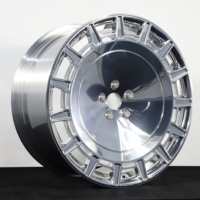 Jantes forgées pleines faces SRD 5x112 5x114.3, jantes en alliage classiques à bord large et plat, de 15 à 30 pouces, en alliage d'aluminium pour Mini VW Benz