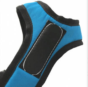 Harnais pour chien et Laisse Échapper À La Preuve Gilet Pour Animaux de compagnie Harnais Zéro DC Court Harnais Noir/neonorange - Product Image 2