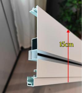 Hiện đại LED tuyến tính ánh sáng nhôm slotless Trần mouldings Dễ dàng cài đặt bề mặt cho khách ăn phòng ngủ - Product Image 2