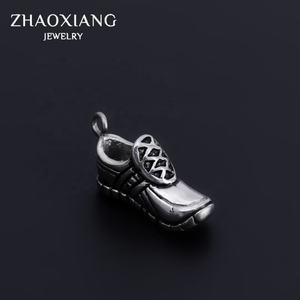 Colliers et pendentifs en forme de chaussures pour femmes et hommes, bijoux personnalisés en acier inoxydable, tendances Joyero à la mode - Product Image 4