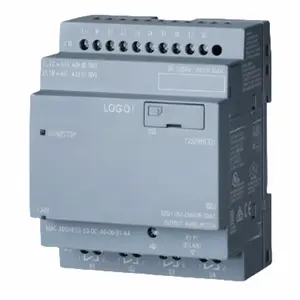 Controlador PLC original LOGO 12/24RCEO módulo lógico 6ED1052-2MD08-0BA1 DI 8 (AI 4)/DO 4 sin pantalla