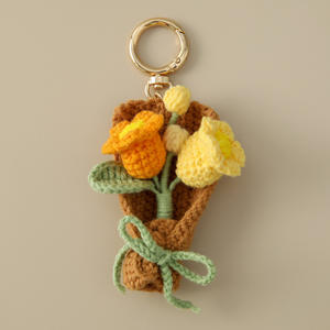 سلسلة مفاتيح يدوية الصنع على الطراز الكوري من KIVA مع حشو قطن PP ديكور حفلات من نوع واحد - Product Image 3