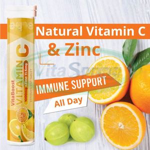 VitaSpring OEM Vitamin c Dissolvable <span class=keywords><strong>tablet</strong></span> <span class=keywords><strong>Zinc</strong></span> terbaik suplemen pemutih kulit pil 1000mg Vitamin c Effervescent <span class=keywords><strong>tablet</strong></span> - Product Image 5