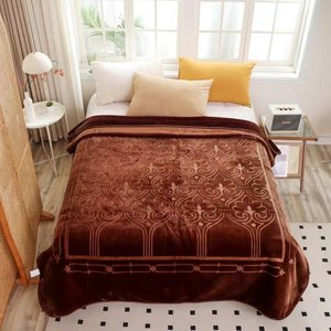 Sinh thái thân thiện in raschal chăn cho mùa đông hai lớp nổi chăn ném - Product Image 1