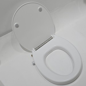 Elevated O-Type <strong>Toilet</strong> <strong>Seat</strong> with Bidet, Slow Close Ergonomic UF <strong>Resin</strong> Raised <strong>Seat</strong> for Seniors - Product Image 2