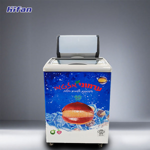 Congelatore Commerciale per Raffreddamento ad Aria, Vetrina Refrigerata per Gelati, Frigorifero Profondo per Negozi - Product Image 3