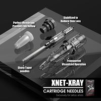 XNET X-RAY 10pcs/box 1RL 3RL 5RL 7RL 9RL 11RL 14RL RL 5RM 7RM 9RM 11RM 13RM 15RM RM Jarum Cartridge Tato Sekali Pakai