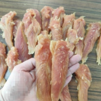 Vente directe d'usine de friandises pour chats et chiens à base de viande (poulet, canard, bœuf) et aliments secs pour animaux de compagnie pour la santé de la peau et du pelage