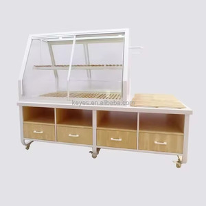 Bánh gỗ hiển thị là viết tắt của bánh và bánh mì, tủ lạnh hiển thị tủ cho các sản phẩm bánh - Product Image 1