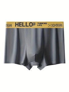 5 pz biancheria intima da uomo a vita media <span class=keywords><strong>boxer</strong></span> leggeri e traspiranti abito lettera <span class=keywords><strong>mutande</strong></span> da uomo in molteplici colori - Product Image 3