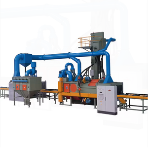 Machine de sablage à rouleaux pour profilés en H YuFei, haute automatisation, télécommande, nettoyage au jet d'acier, polissage, dégraissage - Product Image 2