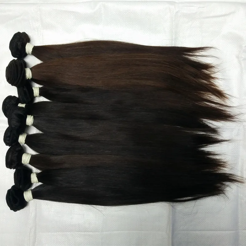 Letsfly 10 Bundles hair wholesale virgin unprocessed natural raw indian cheap straight hair gold brown hair extensions