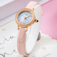 Vente en gros de montres à quartz de luxe en acier inoxydable avec logo personnalisé pour femmes