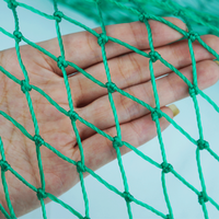 Filet de pêche en HDPE 380D/36ply, filet noué résistant à l'abrasion