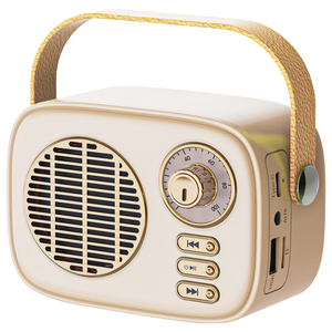 Haut-parleur portable Bluetooth 5.3 en gros avec radio, USB, TF, AUX et réglage de l'heure - 5W, 1200mAh, ABS pour usage domestique et loisirs - Product Image 1