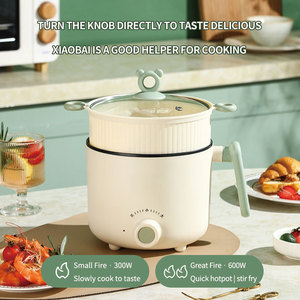 Mini-cuiseur électrique Great Bear de 1,8 litre pour nouilles, soupe et fondue, appareil de cuisine antiadhésif portable - Product Image 5
