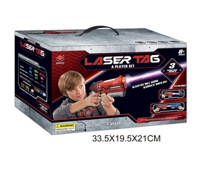 Équipement d'étiquette laser Pistolet et gilet Jeux de tir multijoueurs Pistolet laser Lasergun Jouets avec <span class=keywords><strong>4</strong></span> pistolets et <span class=keywords><strong>4</strong></span> gilets - Product Image 5