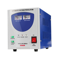 Stabilisateur de tension AC automatique monophasé 2KVA/3000VA SVC AVR Servomoteur Écran LED 50-60Hz 220V 230V Bobine en cuivre pur