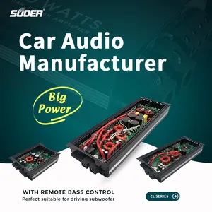 Suoer CL-5K 12V 8000w classe D amplificatore per auto più venduto nel 2023