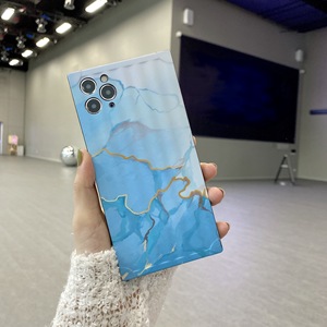 De moda de maletero <span class=keywords><strong>funda</strong></span> para teléfono para <span class=keywords><strong>iphone</strong></span> 12 pro max con patrón de mármol para <span class=keywords><strong>iphone</strong></span> <span class=keywords><strong>11</strong></span> cuadrado borde teléfono caso - Product Image 3