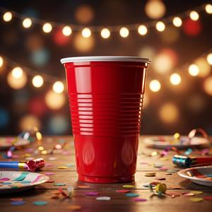 Vasos de Plástico PP Rojos Desechables al por Mayor, Personalizados OEM de 18 oz, para Fiestas, Celebraciones, Cumpleaños, Barbacoas, Carnavales y Eventos - Product Image 1