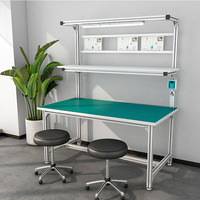 Chaîne de montage de cadre industriel personnalisé de profilés en aluminium Table de travail d'établi