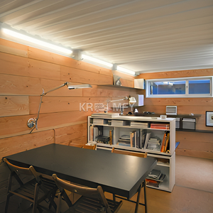 สำนักงาน/โชว์รูมสำเร็จรูปจากตู้คอนเทนเนอร์ขนาด 20 ฟุต สไตล์โมเดิร์นร่วมสมัย  แบบโมดูลาร์เคลื่อนย้ายได้ แข็งแรง ทนทาน พื้นที่กว้างขวาง - Product Image 5