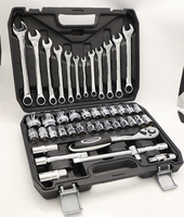 Jeu d'outils à douilles pour réparation automobile 8-32 mm, kit de clés à cliquet robustes 43 pièces pour l'entretien des véhicules