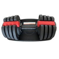 Ensemble d'haltères réglables de 18kg, accessoires de fitness, fitness et musculation