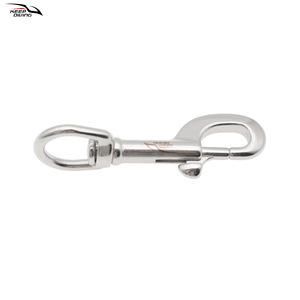 Keep Diving Stainless Steel Rope <b>Hook</b> 90mm Spring <b>Clip</b> Diving BCD Accessory - Product Image 4