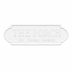 Letrero Metálico Vintage de Estilo Rústico y Divertido con la frase 'The Porch Sit Relax Gossip', para Porche, Patio de Casa de Campo, Arte de Pared - Product Image 6