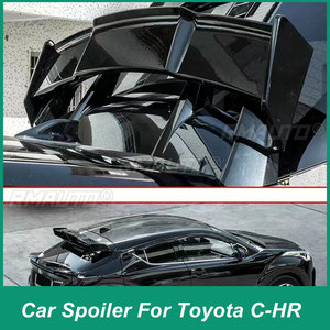 Pour Toyota C-HR 2016-2021 : Aileron de toit arrière, garde-boue en FRP, accessoires de décoration pour hayon arrière, fibre de carbone - Product Image 1