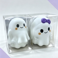 Jouets Squishy TPR Big Ghost Styles – Jouet Anti-Stress Mignon en Forme de Fantôme pour Enfants, Idéal pour Halloween et les Fêtes, Cadeau de Vacances