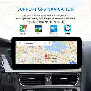 10.25 inch Android 14 Car GPS navigation màn hình cảm ứng Máy nghe nhạc đài phát thanh Android đa phương tiện hiển thị cho <span class=keywords><strong>Audi</strong></span> <span class=keywords><strong>A4</strong></span> a4l A5 S5 2009 - 2016 - Product Image 4