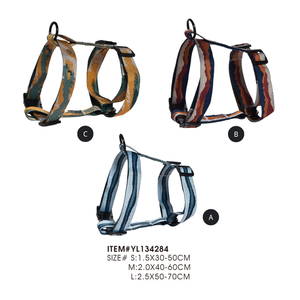 Laisse pour chien en <span class=keywords><strong>jacquard</strong></span>, avec <span class=keywords><strong>quincaillerie</strong></span> en alliage de zinc durable, laisse de promenade pour animaux de compagnie - Product Image 1