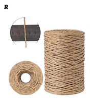 Poignées de cordons en papier torsadés d'usine chinoise pour les cordes d'emballage de sacs en papier à emporter d'épicerie