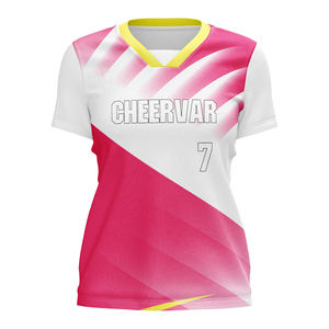 Ademend shirt met kraag, korte mouwen, volleybaltenue, indoor volleybaluniform, volleybalkleding voor meisjes - Product Image 1