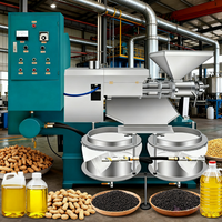 Machine automatique commerciale de presse d'huile de pressage à froid et à chaud pour des huiles végétales de colza d'arachide capacité de 40-80 kg/h