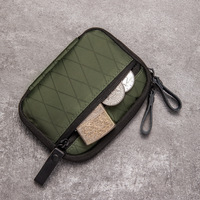 Dompet Saku EDC Kecil, Tempat Kartu, Tempat Koin, Organizer EDC untuk Peralatan Multifungsi