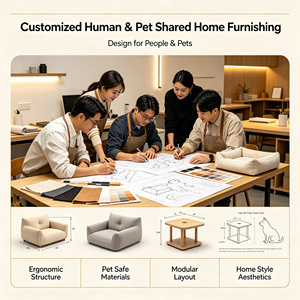 Indestructible Human Pet <b>Sofa</b> <b>Bed</b> Luxury Fluffy Human Size <b>Dog</b> <b>Bed</b> for Extra Large <b>Dogs</b> - Product Image 6