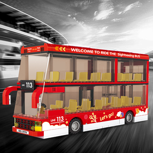 Wange 5970 <span class=keywords><strong>Bus</strong></span> touristique <span class=keywords><strong>de</strong></span> transport, modèle <span class=keywords><strong>de</strong></span> voiture à assembler, ensemble <span class=keywords><strong>de</strong></span> blocs <span class=keywords><strong>de</strong></span> construction personnalisable pour enfants, jouet <span class=keywords><strong>de</strong></span> collection pour garçons - Product Image 3