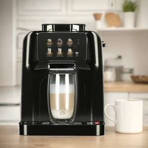 Cafetera Comercial Totalmente Automática de 19 Bares, Máquina de Espresso Eléctrica Inteligente con Tanque de Leche Desmontable - Product Image 1