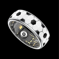 Bague connectée de football intelligente avec suivi d'activité, de sommeil et de fréquence cardiaque, alertes d'appels multi-modes, contrôle gestuel et TikTok