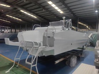 Bateau de travail en aluminium de 5,8 m (19 pieds) pour le transport de marchandises, bateau de plongée pour les excursions entre les îles, ou bateau de débarquement à vendre