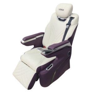 Siège de luxe <span class=keywords><strong>pour</strong></span> fourgonnette commerciale Aero Seat Benz W447 Vito V-Class V250 V300 Metris, siège de voiture, canapé-lit, Alphard Sprinter <span class=keywords><strong>Van</strong></span>, en cuir - Product Image 4