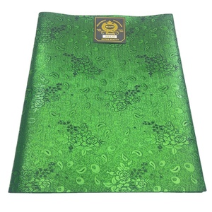 Aso Oke Nigerian Factories Set Head Tie Nigerian un paquete de dos pañuelos para la cabeza - Product Image 2